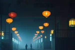 桂花巷十七号封面：窄巷两侧的老式窗棂